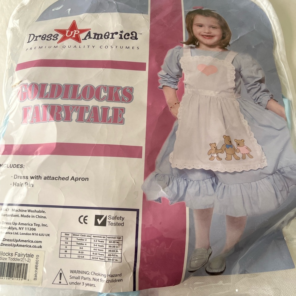 Goldilocks Fairy Tale Costume